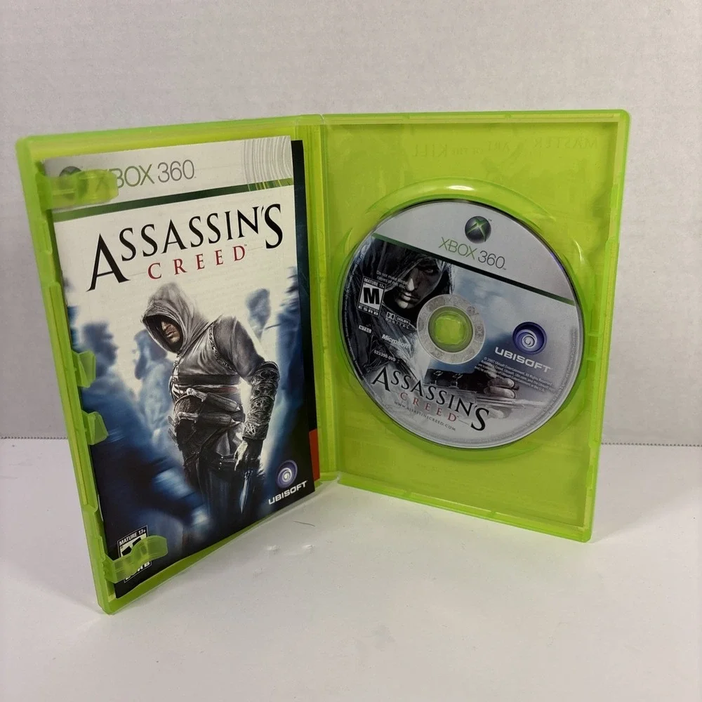 Assassins Creed Xbox 360 Game Bundle – Complete, Tested, Works Great